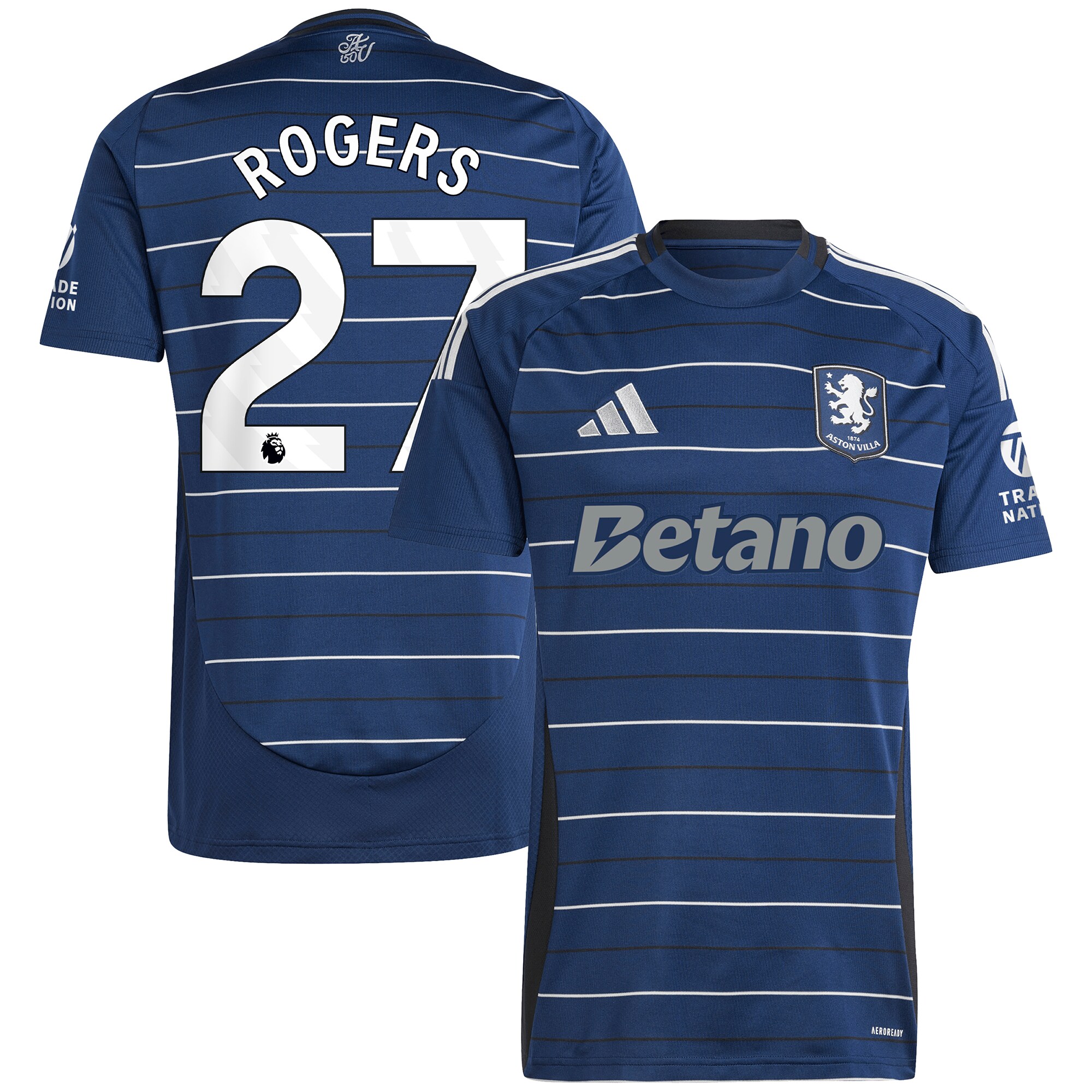 aston villa adidas third shirt 2024-25 with rogers 27 printing Collection | Aston Villa Fan Shop