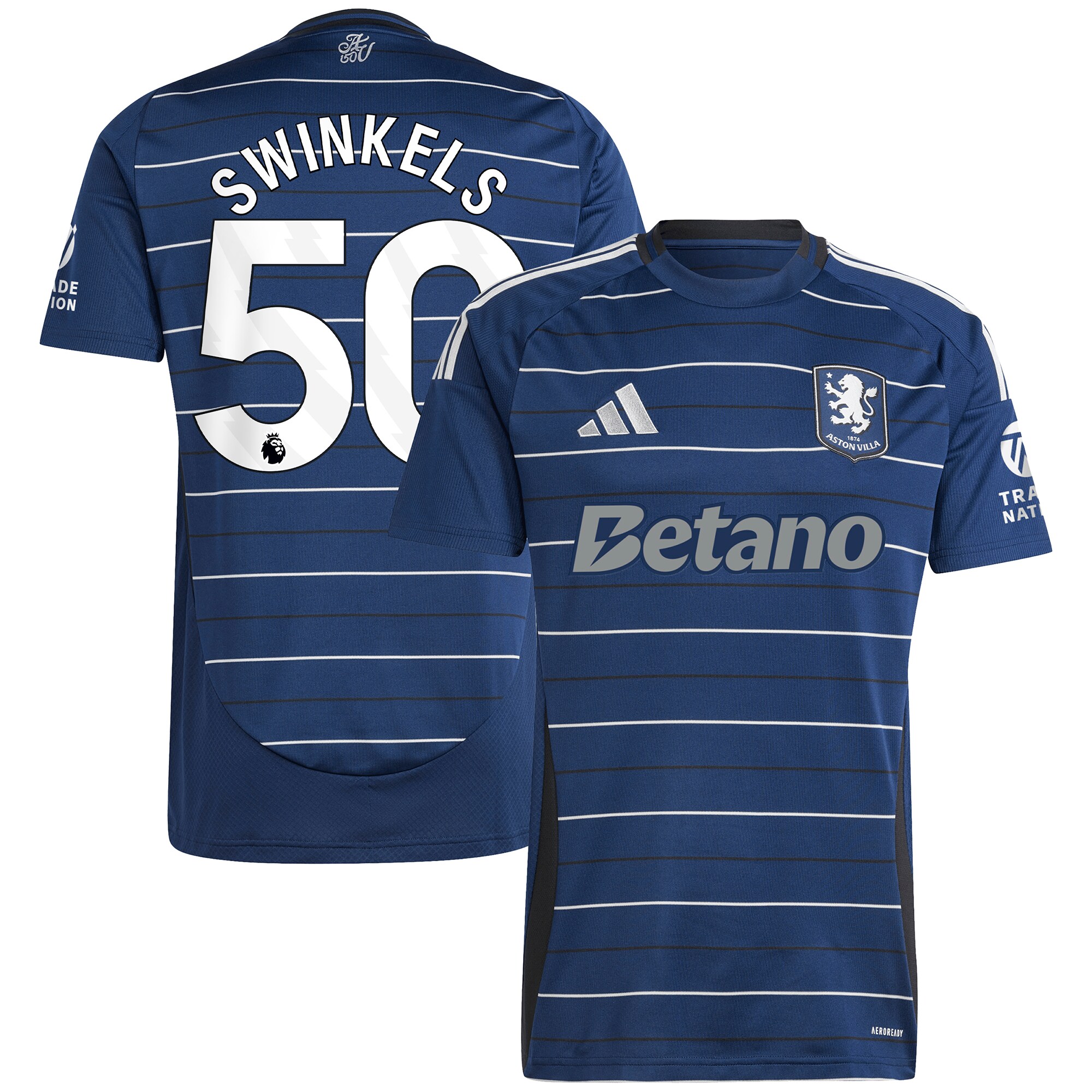 aston villa adidas third shirt 2024-25 with swinkels 50 printing Collection | Aston Villa Fan Shop