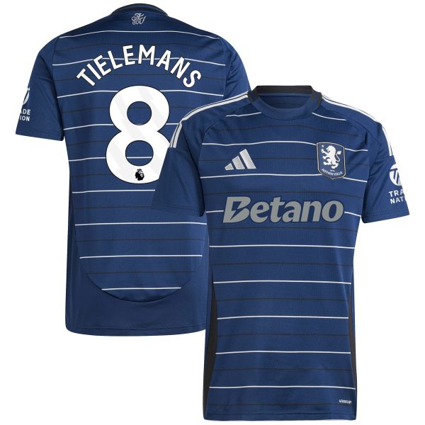 aston villa adidas third shirt 2024-25 with tielemans 8 printing Collection | Aston Villa Fan Shop