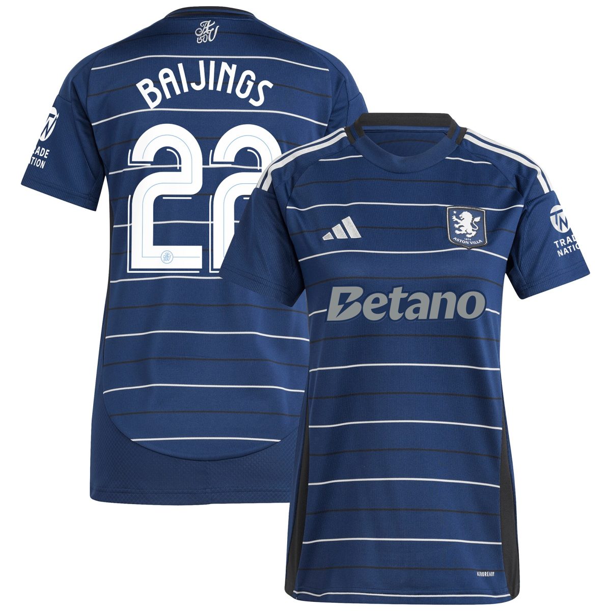 aston villa adidas third shirt 2024-25 – womens with baijings 22 cup printing Collection | Aston Villa Fan Shop
