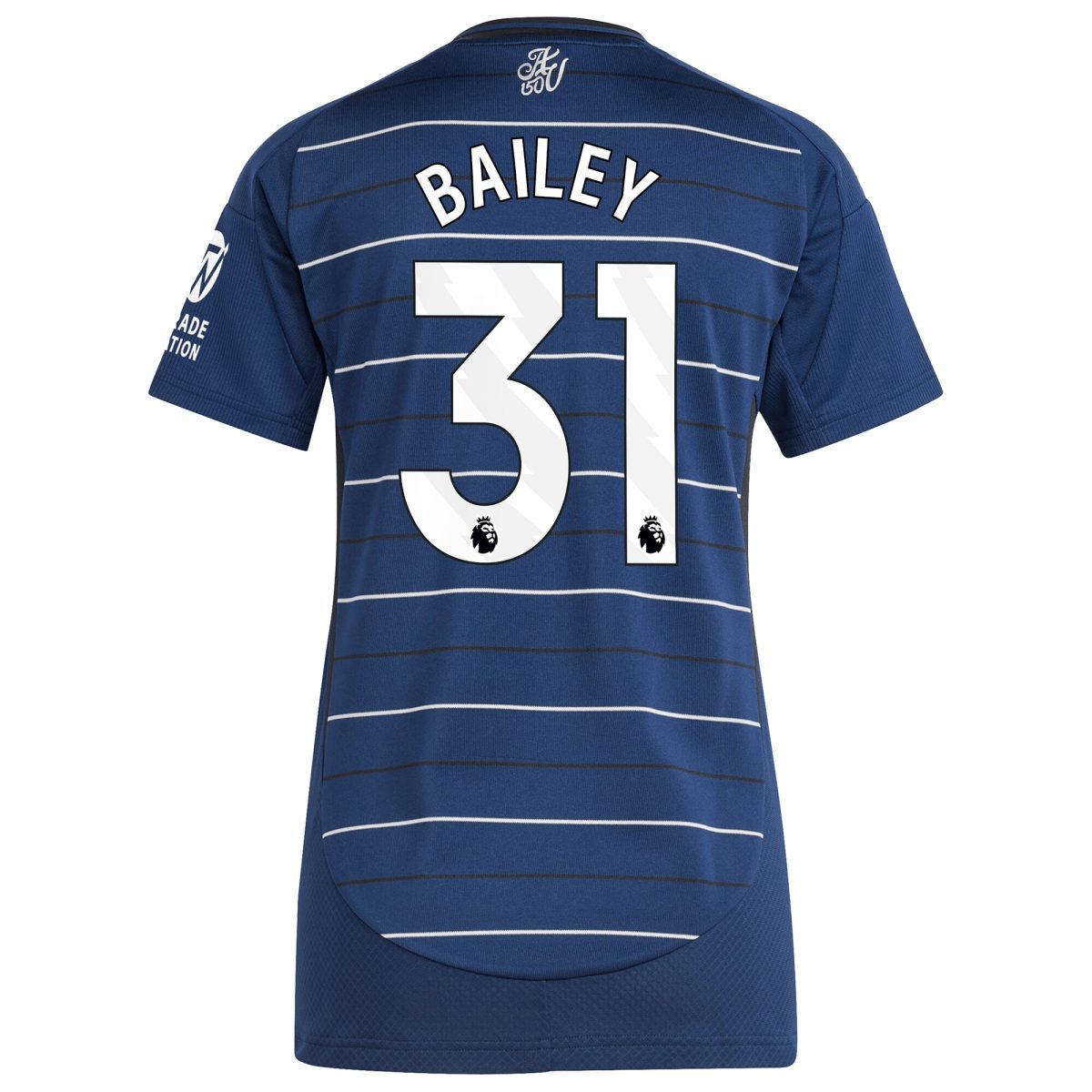 aston villa adidas third shirt 2024-25 – womens with bailey 31 printing Collection | Aston Villa Fan Shop