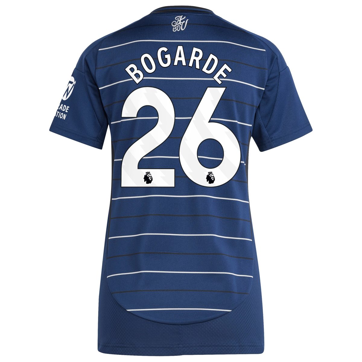 aston villa adidas third shirt 2024-25 – womens with bogarde 26 printing Collection | Aston Villa Fan Shop