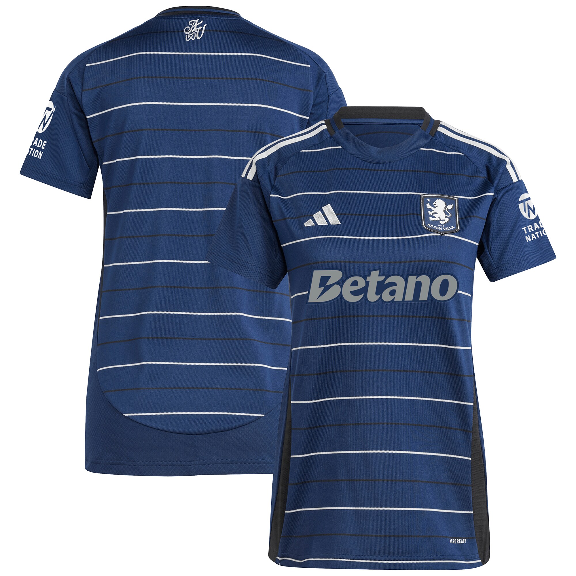 aston villa adidas third shirt 2024-25 – womens with custom printing Collection | Aston Villa Fan Shop
