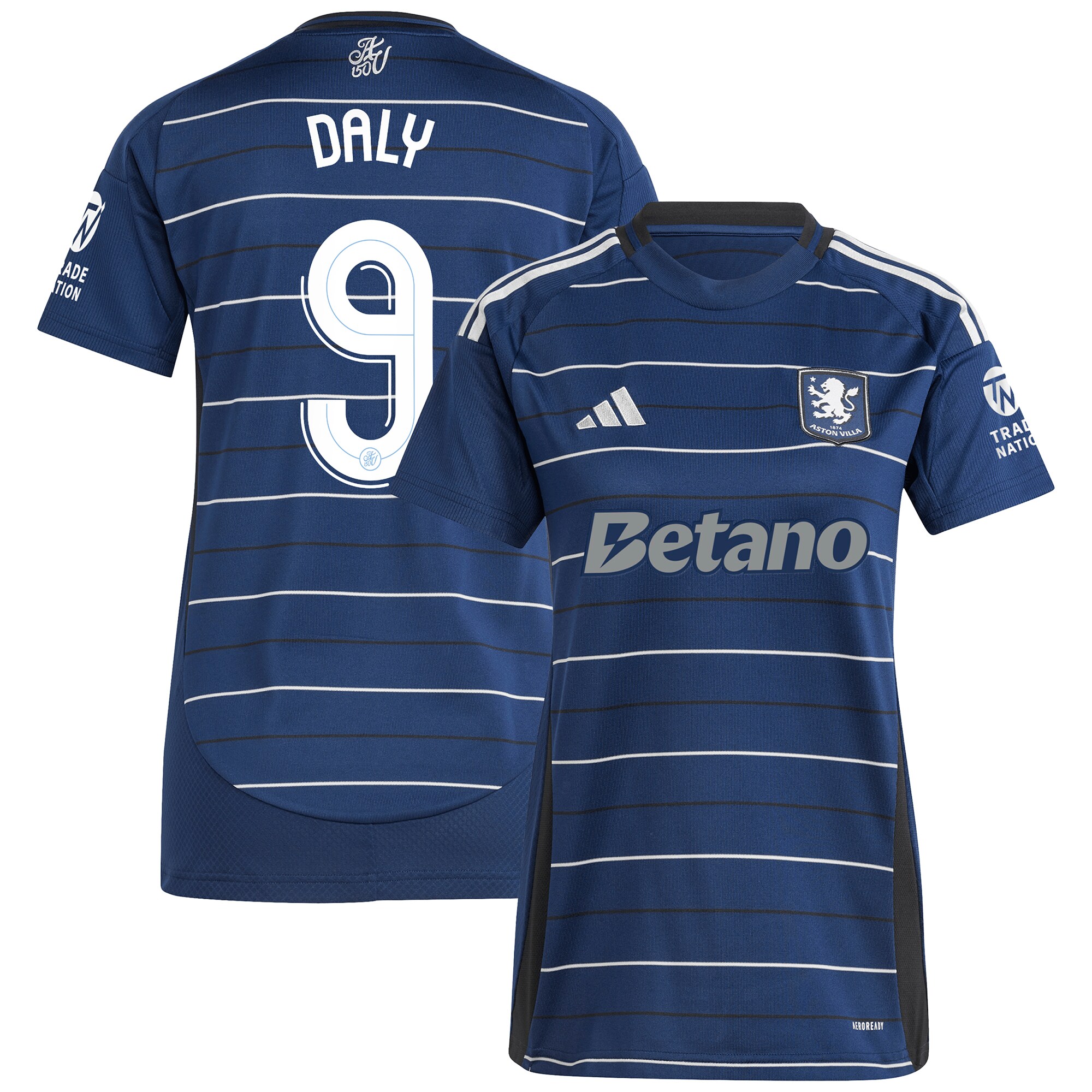 aston villa adidas third shirt 2024-25 – womens with daly 9 cup printing Collection | Aston Villa Fan Shop