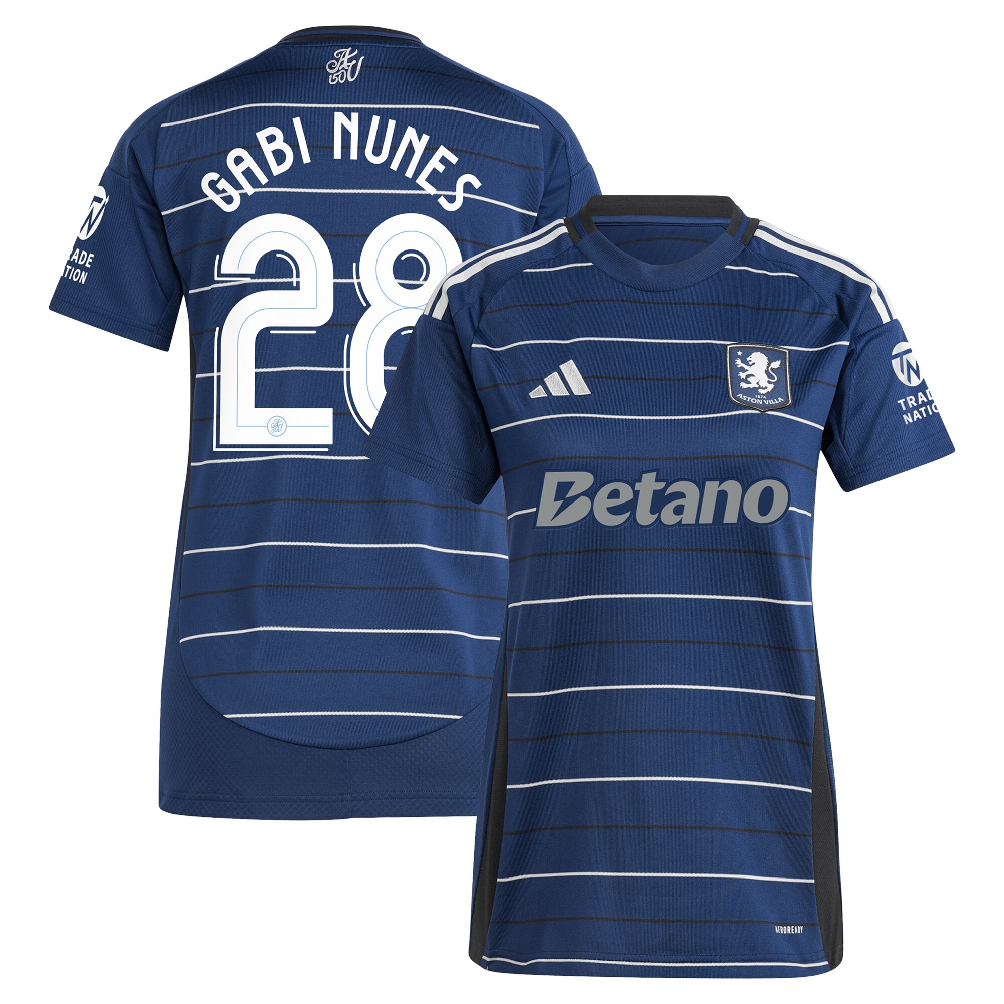 aston villa adidas third shirt 2024-25 – womens with gabi nunes 28 cup printing Collection | Aston Villa Fan Shop