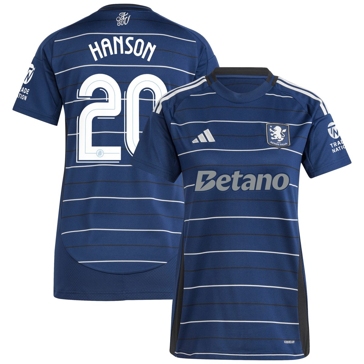 aston villa adidas third shirt 2024-25 – womens with hanson 20 cup printing Collection | Aston Villa Fan Shop