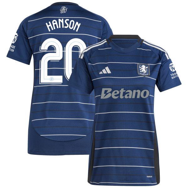 aston villa adidas third shirt 2024-25 – womens with hanson 20 cup printing Collection | Aston Villa Fan Shop