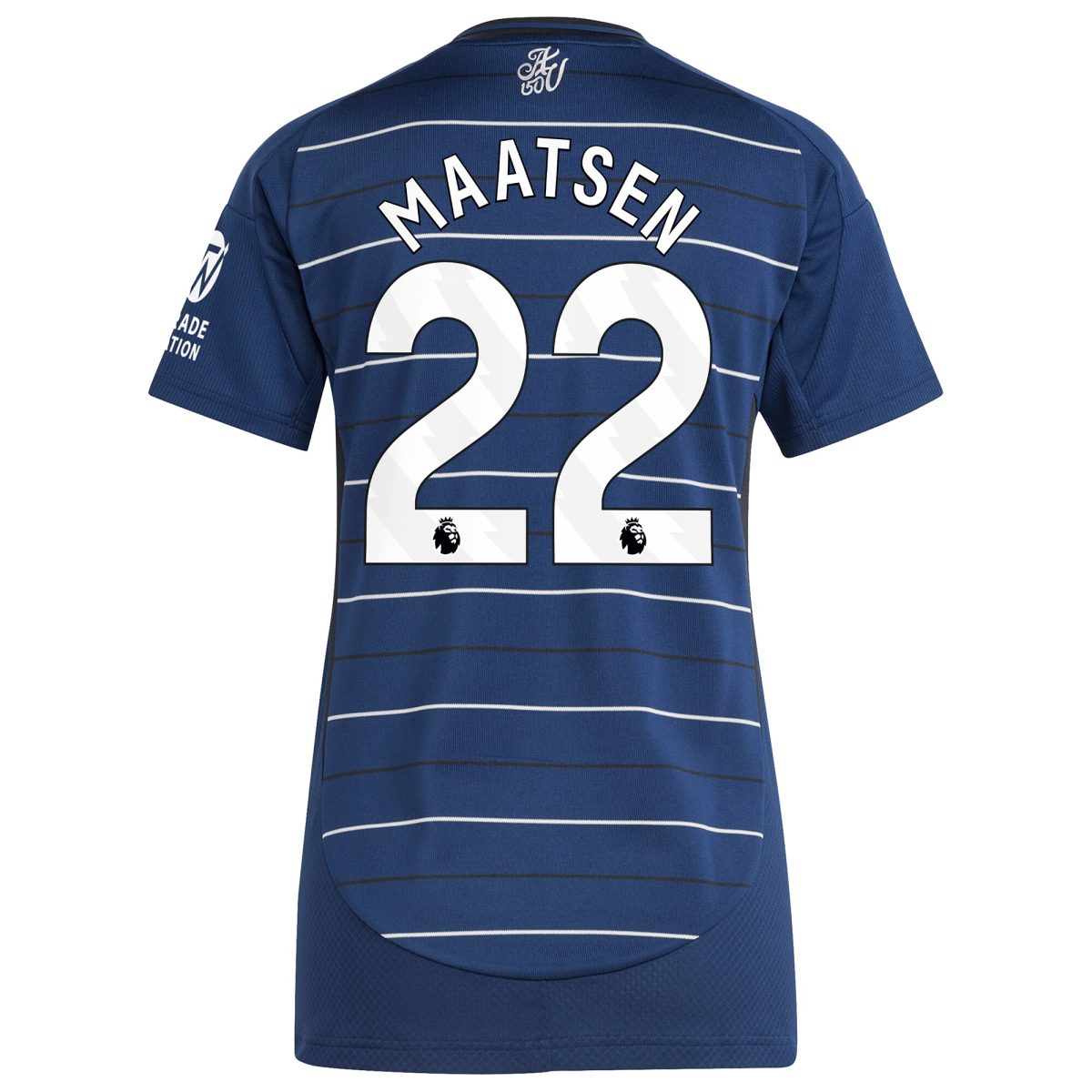 aston villa adidas third shirt 2024-25 – womens with maatsen 22 printing Collection | Aston Villa Fan Shop