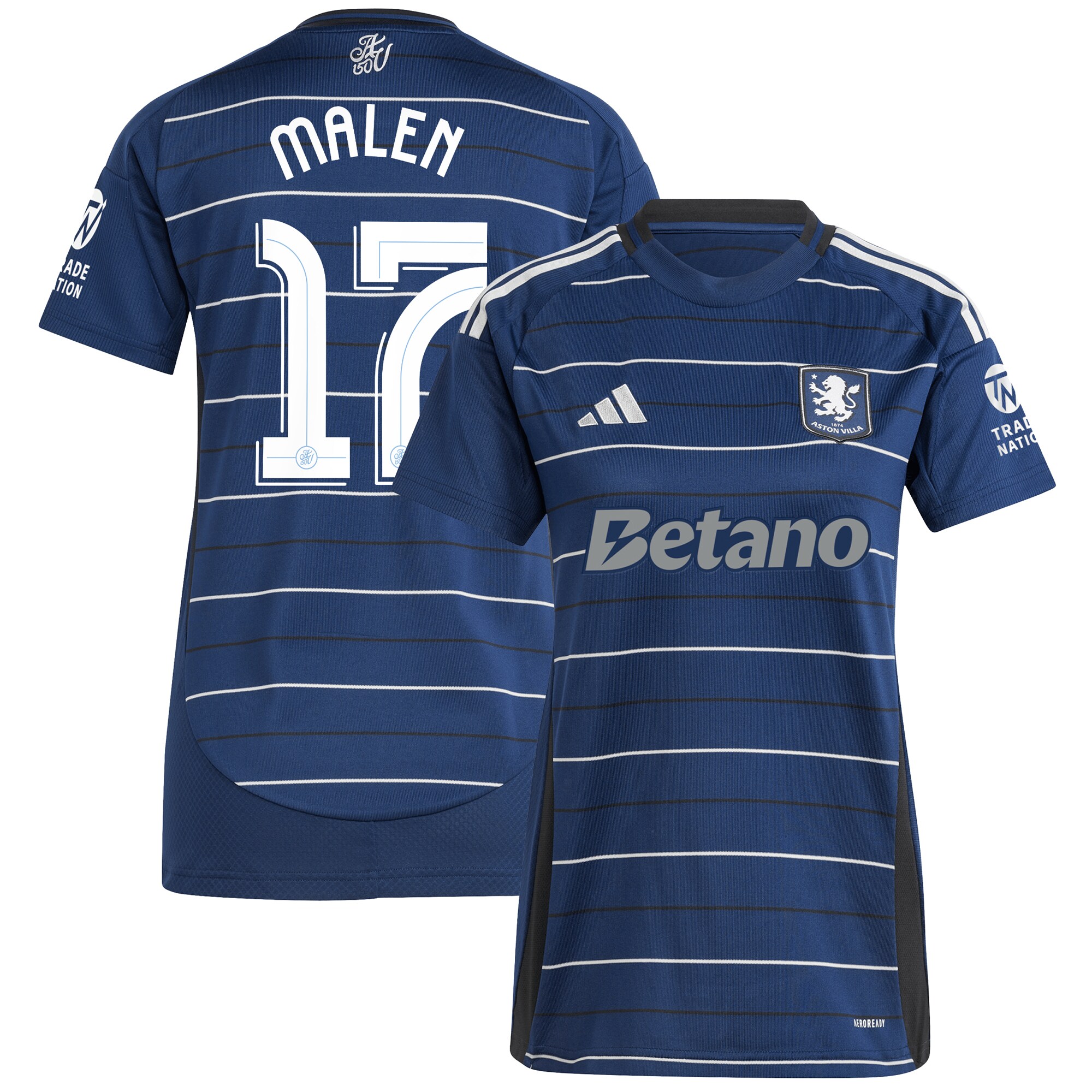 aston villa adidas third shirt 2024-25 – womens with malen 17 cup printing Collection | Aston Villa Fan Shop