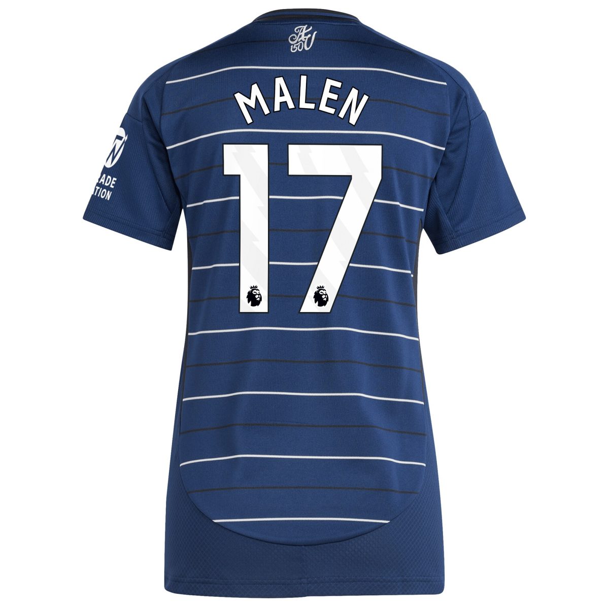 aston villa adidas third shirt 2024-25 – womens with malen 17 printing Collection | Aston Villa Fan Shop