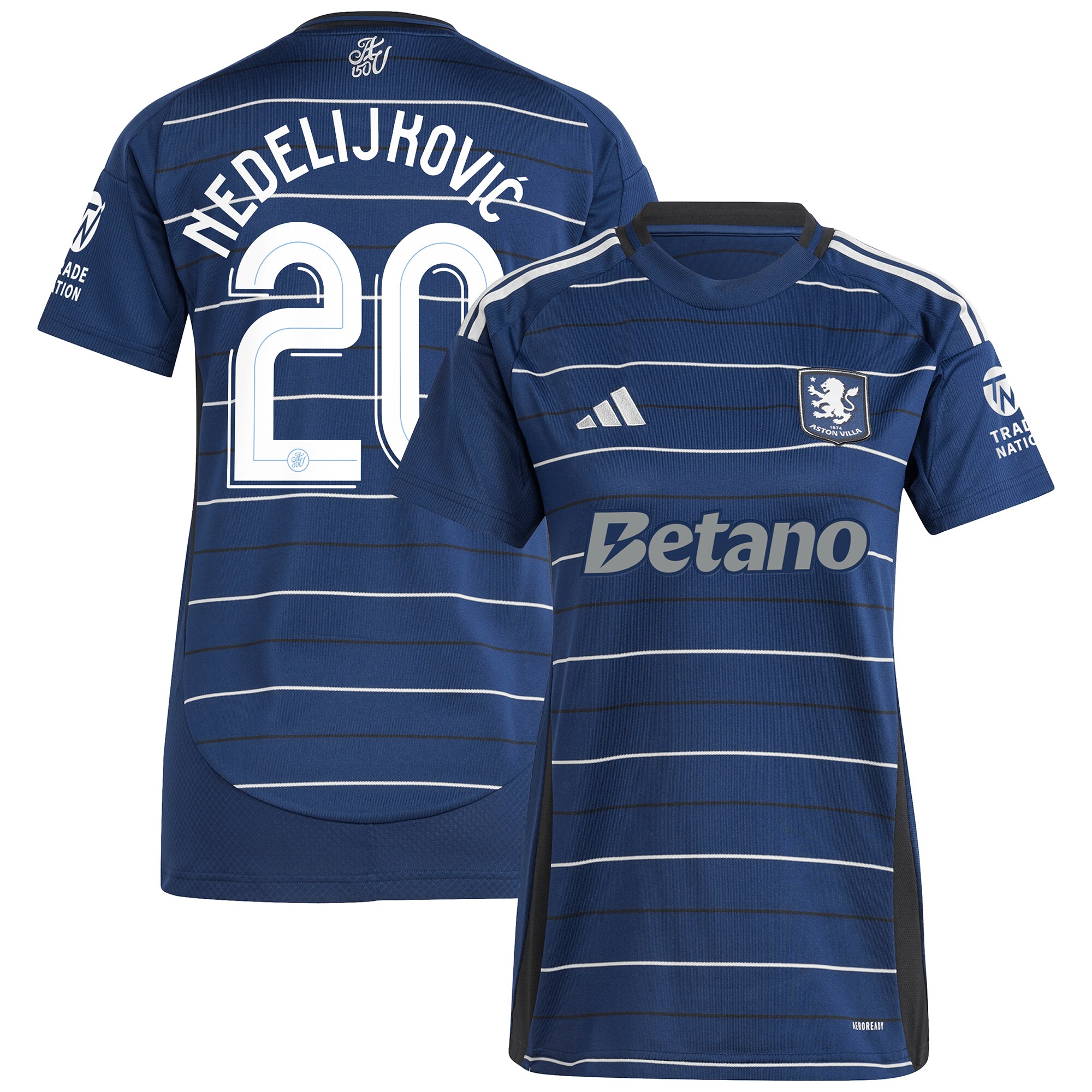 aston villa adidas third shirt 2024-25 – womens with nedeljković 20 cup printing Collection | Aston Villa Fan Shop