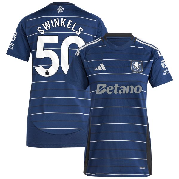 aston villa adidas third shirt 2024-25 – womens with swinkels 50 printing Collection | Aston Villa Fan Shop