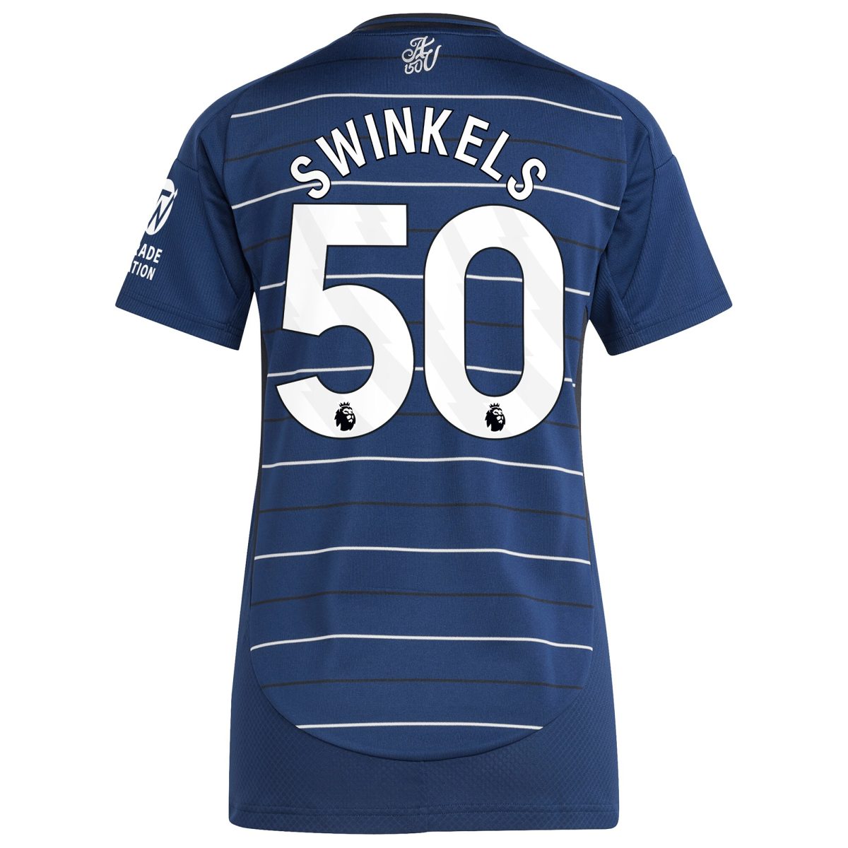 aston villa adidas third shirt 2024-25 – womens with swinkels 50 printing Collection | Aston Villa Fan Shop