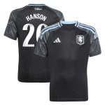 aston villa adidas wsl away shirt 2025-26 – kids with hanson 20 printing Collection | Aston Villa Fan Shop