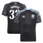 aston villa adidas wsl away shirt 2025-26 – kids with pacheco 33 printing Collection | Aston Villa Fan Shop