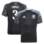 aston villa adidas wsl away shirt 2025-26 – kids with tomás 3 printing Collection | Aston Villa Fan Shop