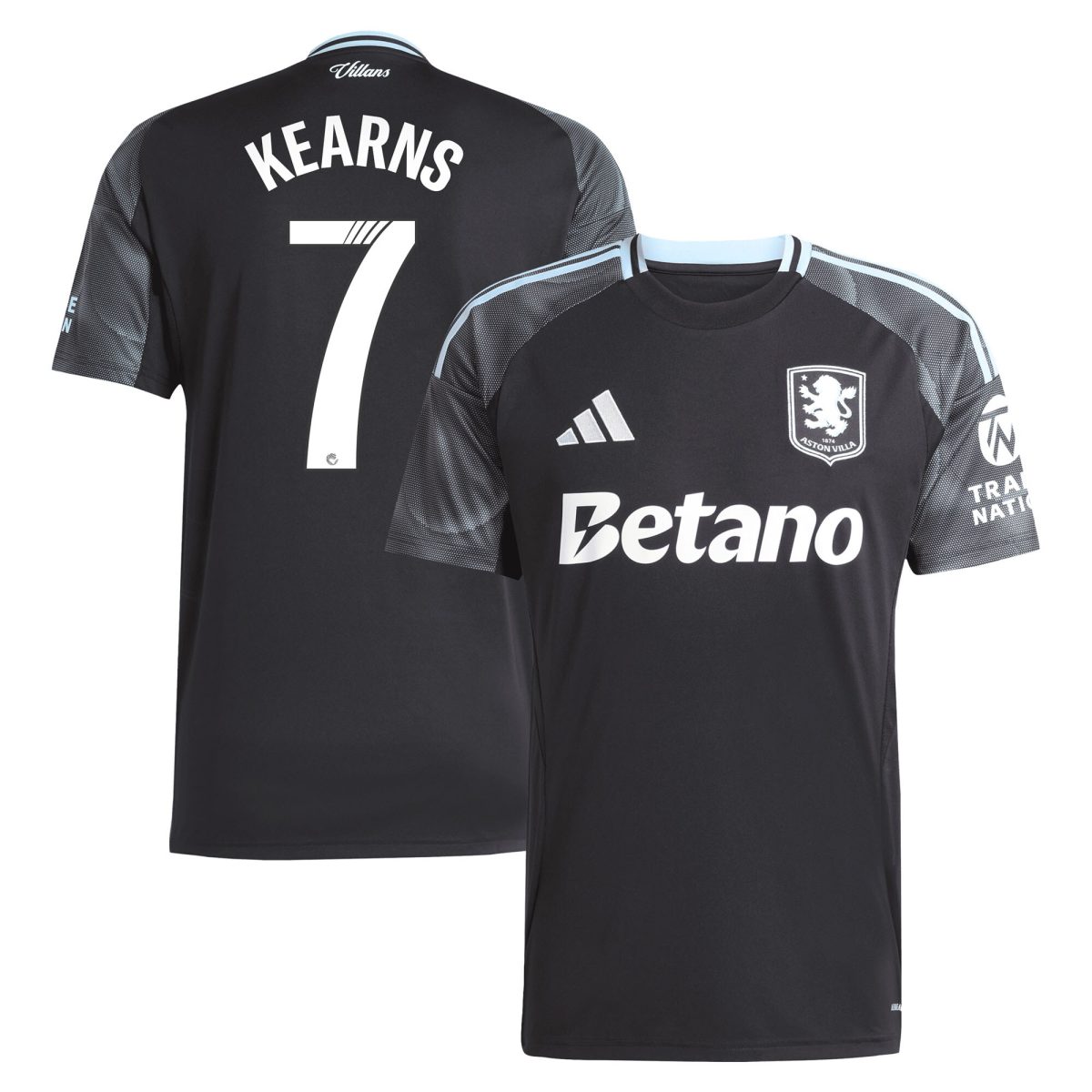 aston villa adidas wsl away shirt 2025-26 with kearns 7 printing Collection | Aston Villa Fan Shop