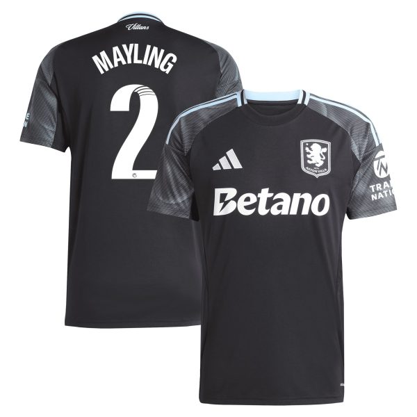 aston villa adidas wsl away shirt 2025-26 with mayling 2 printing Collection | Aston Villa Fan Shop