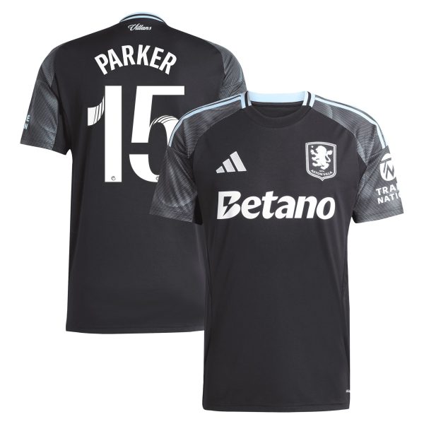 aston villa adidas wsl away shirt 2025-26 with parker 15 printing Collection | Aston Villa Fan Shop
