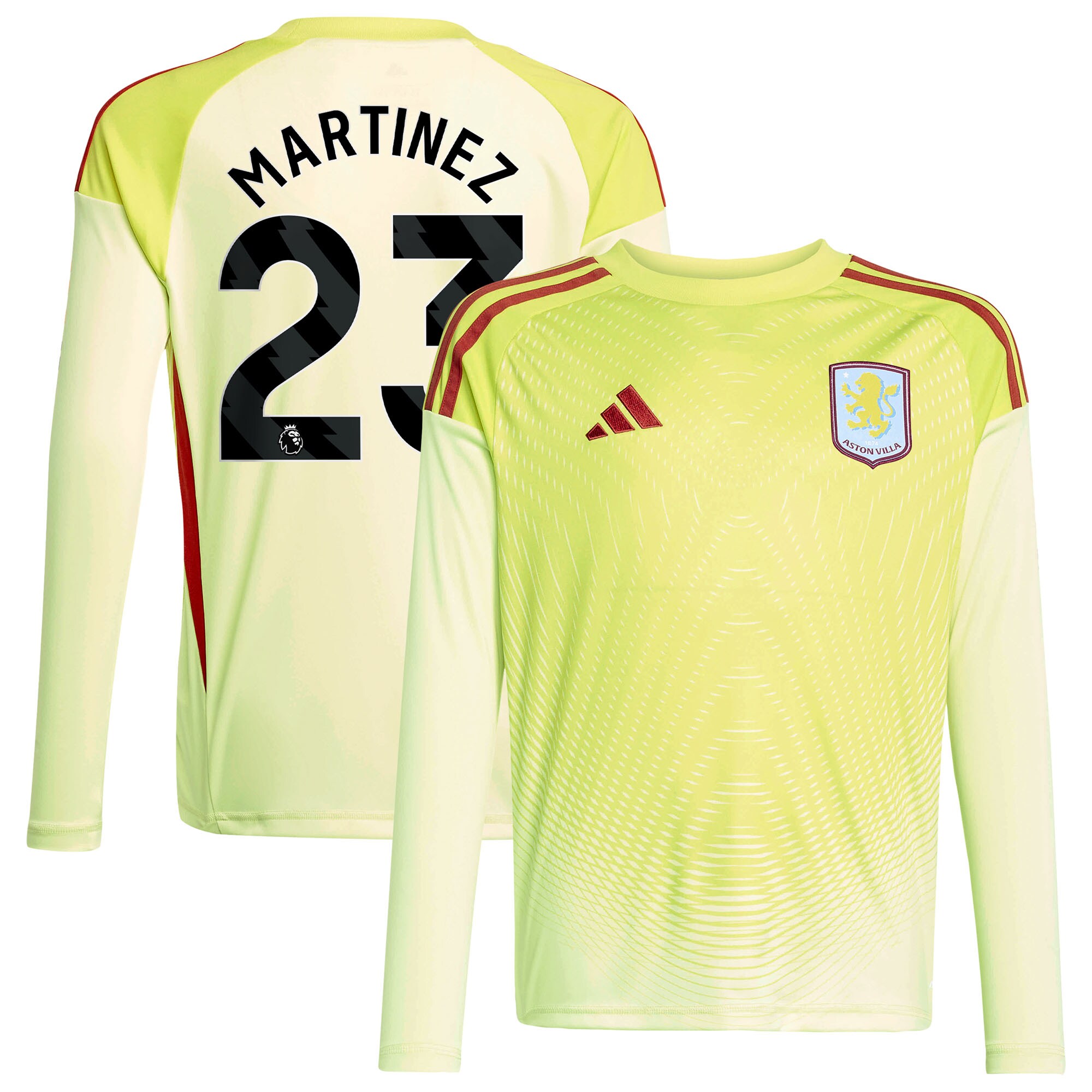 aston villa away goalkeeper shirt 2025-26 – kids with martinez 23 printing Collection | Aston Villa Fan Shop