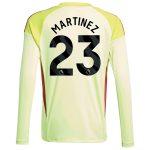 aston villa away goalkeeper shirt 2025-26 – kids with martinez 23 printing Collection | Aston Villa Fan Shop