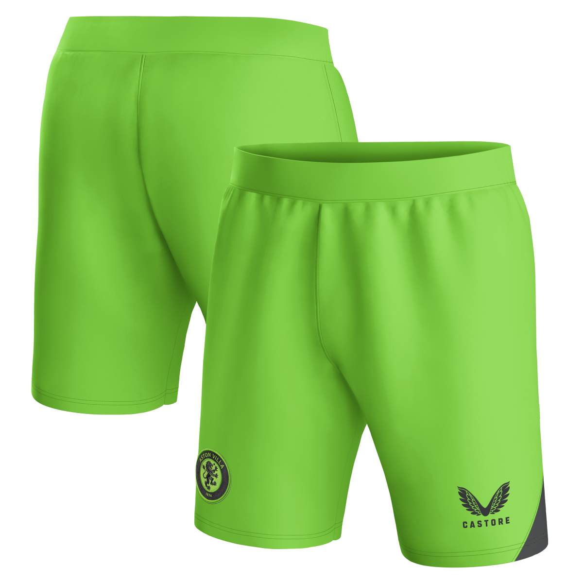 aston villa castore away goalkeeper shorts 2023-24 – kids – 13385917 with custom printing Collection | Aston Villa Fan Shop
