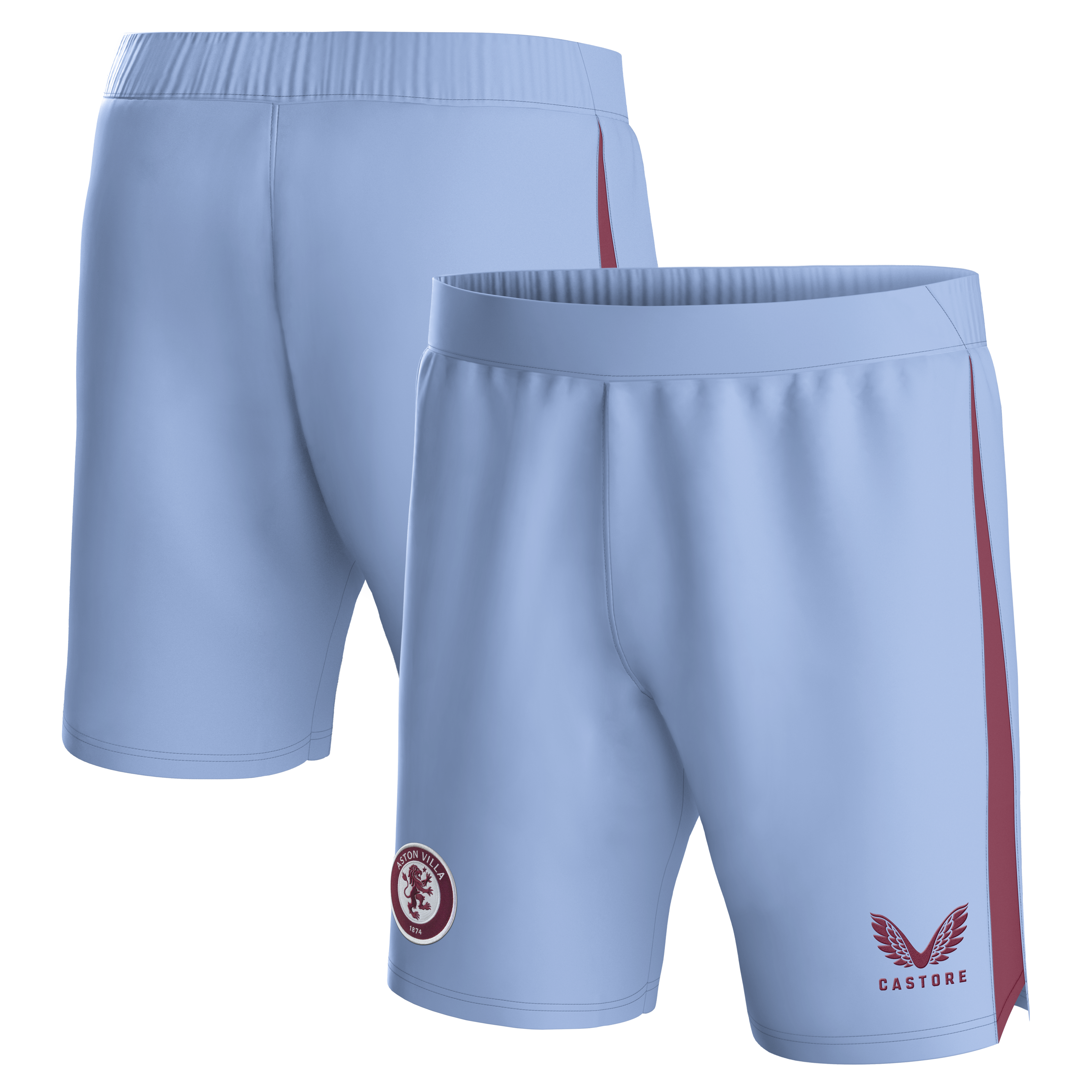 aston villa castore away shorts 2023-24 – kids with custom printing Collection | Aston Villa Fan Shop