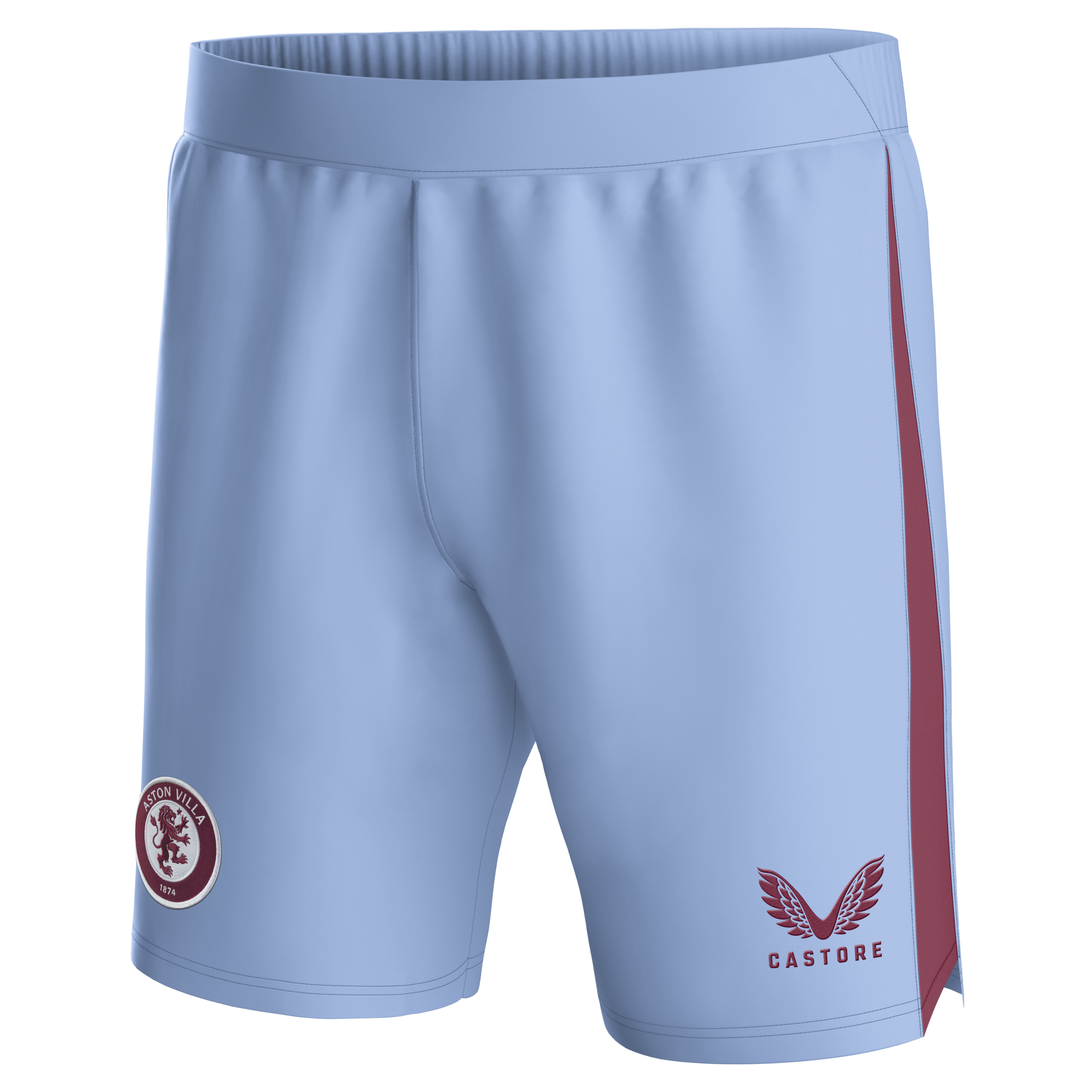 aston villa castore away shorts 2023-24 – kids with custom printing Collection | Aston Villa Fan Shop