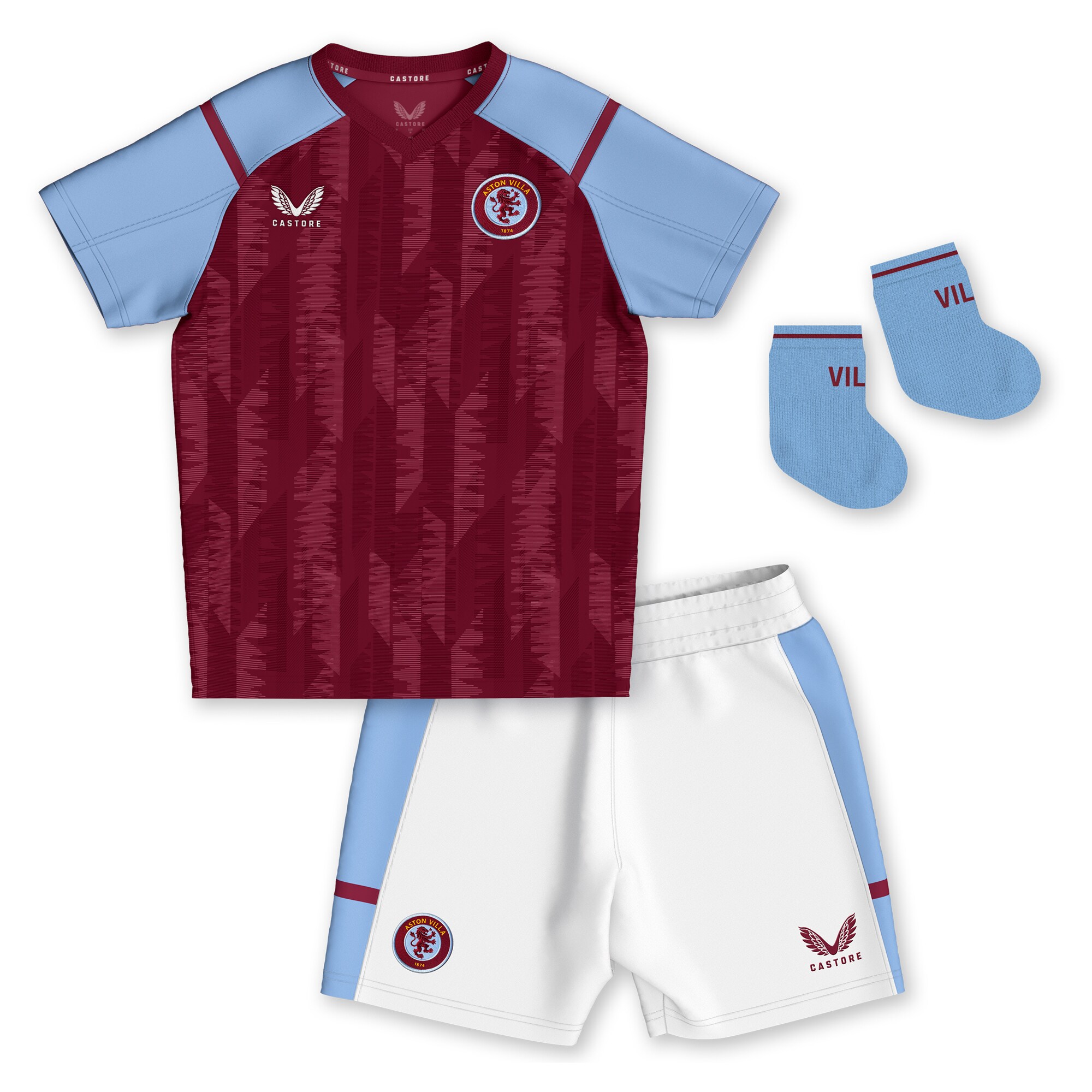 aston villa castore home baby kit 2023-24 Collection | Aston Villa Fan Shop