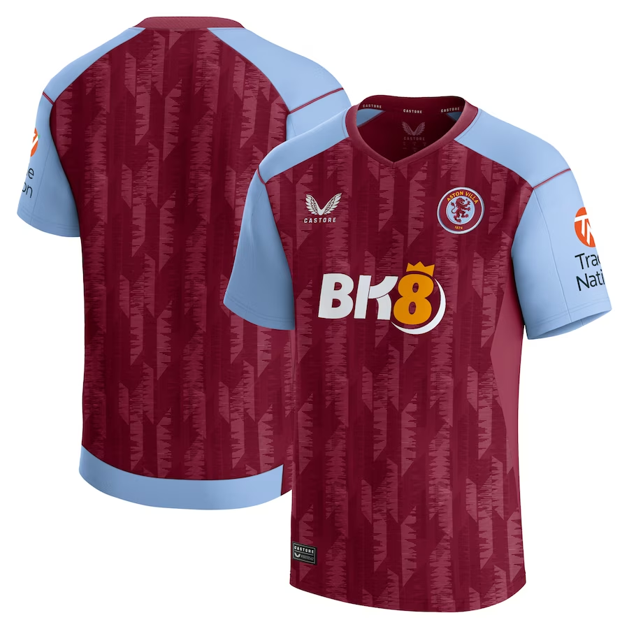 aston villa castore home shirt 2023-24 with custom printing Collection | Aston Villa Fan Shop