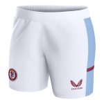 aston villa castore home shorts 2023-24 – womens with custom printing Collection | Aston Villa Fan Shop