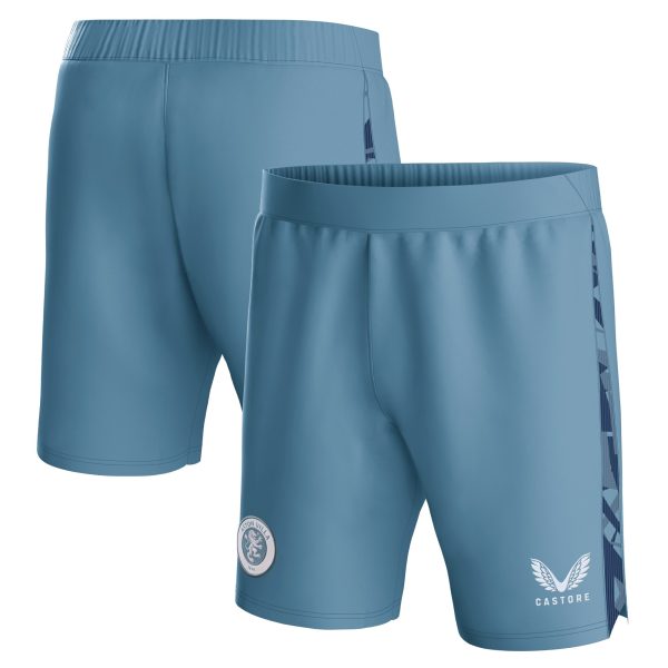 aston villa castore third shorts 2023-24 – kids with custom printing Collection | Aston Villa Fan Shop
