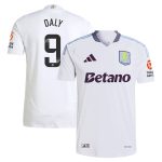 aston villa wsl adidas away authentic shirt 2024-25 with daly 9 printing Collection | Aston Villa Fan Shop