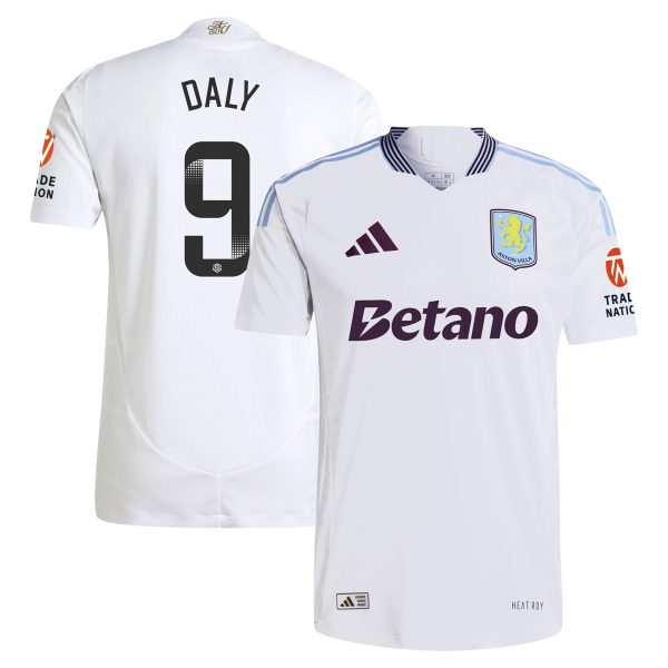 aston villa wsl adidas away authentic shirt 2024-25 with daly 9 printing Collection | Aston Villa Fan Shop