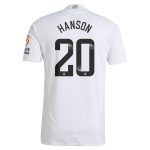 aston villa wsl adidas away authentic shirt 2024-25 with hanson 20 printing Collection | Aston Villa Fan Shop