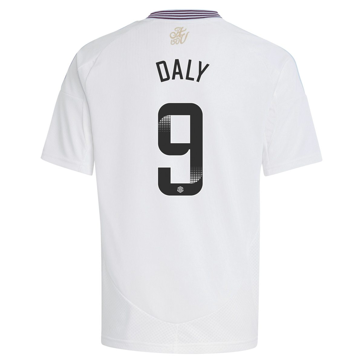 aston villa wsl adidas away shirt 2024-25 – kids with daly 9 printing Collection | Aston Villa Fan Shop