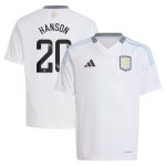aston villa wsl adidas away shirt 2024-25 – kids with hanson 20 printing Collection | Aston Villa Fan Shop