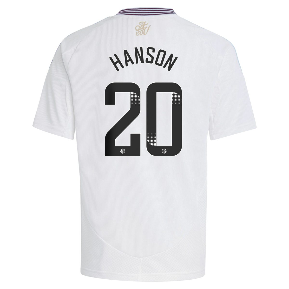 aston villa wsl adidas away shirt 2024-25 – kids with hanson 20 printing Collection | Aston Villa Fan Shop
