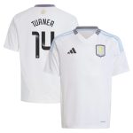 aston villa wsl adidas away shirt 2024-25 – kids with turner 14 printing Collection | Aston Villa Fan Shop