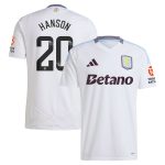 aston villa wsl adidas away shirt 2024-25 with hanson 20 printing Collection | Aston Villa Fan Shop
