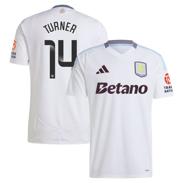 aston villa wsl adidas away shirt 2024-25 with turner 14 printing Collection | Aston Villa Fan Shop