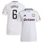 aston villa wsl adidas away shirt 2024-25 – womens with corsie 6 printing Collection | Aston Villa Fan Shop