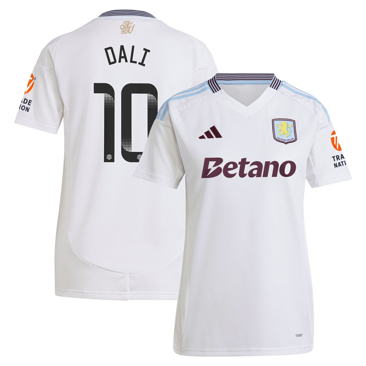 aston villa wsl adidas away shirt 2024-25 – womens with dali 10 printing Collection | Aston Villa Fan Shop
