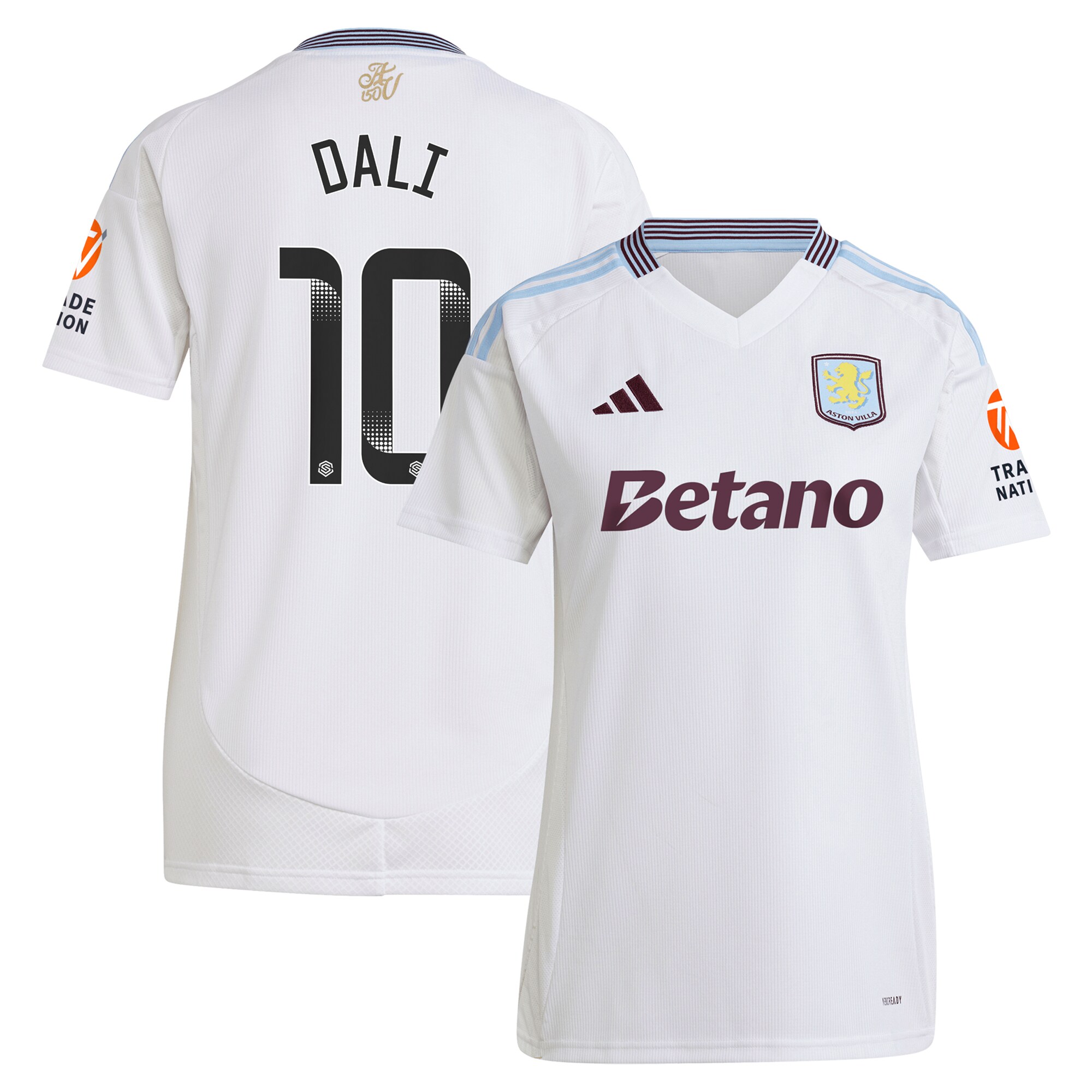 aston villa wsl adidas away shirt 2024-25 – womens with dali 10 printing Collection | Aston Villa Fan Shop