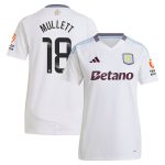 aston villa wsl adidas away shirt 2024-25 – womens with mullett 18 printing Collection | Aston Villa Fan Shop
