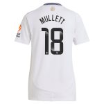 aston villa wsl adidas away shirt 2024-25 – womens with mullett 18 printing Collection | Aston Villa Fan Shop