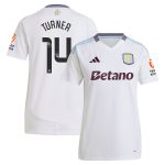 aston villa wsl adidas away shirt 2024-25 – womens with turner 14 printing Collection | Aston Villa Fan Shop