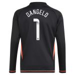 aston villa wsl adidas goalkeeper shirt 2024-25 – long sleeve – kids with d8217angelo 1 printing Collection | Aston Villa Fan Shop