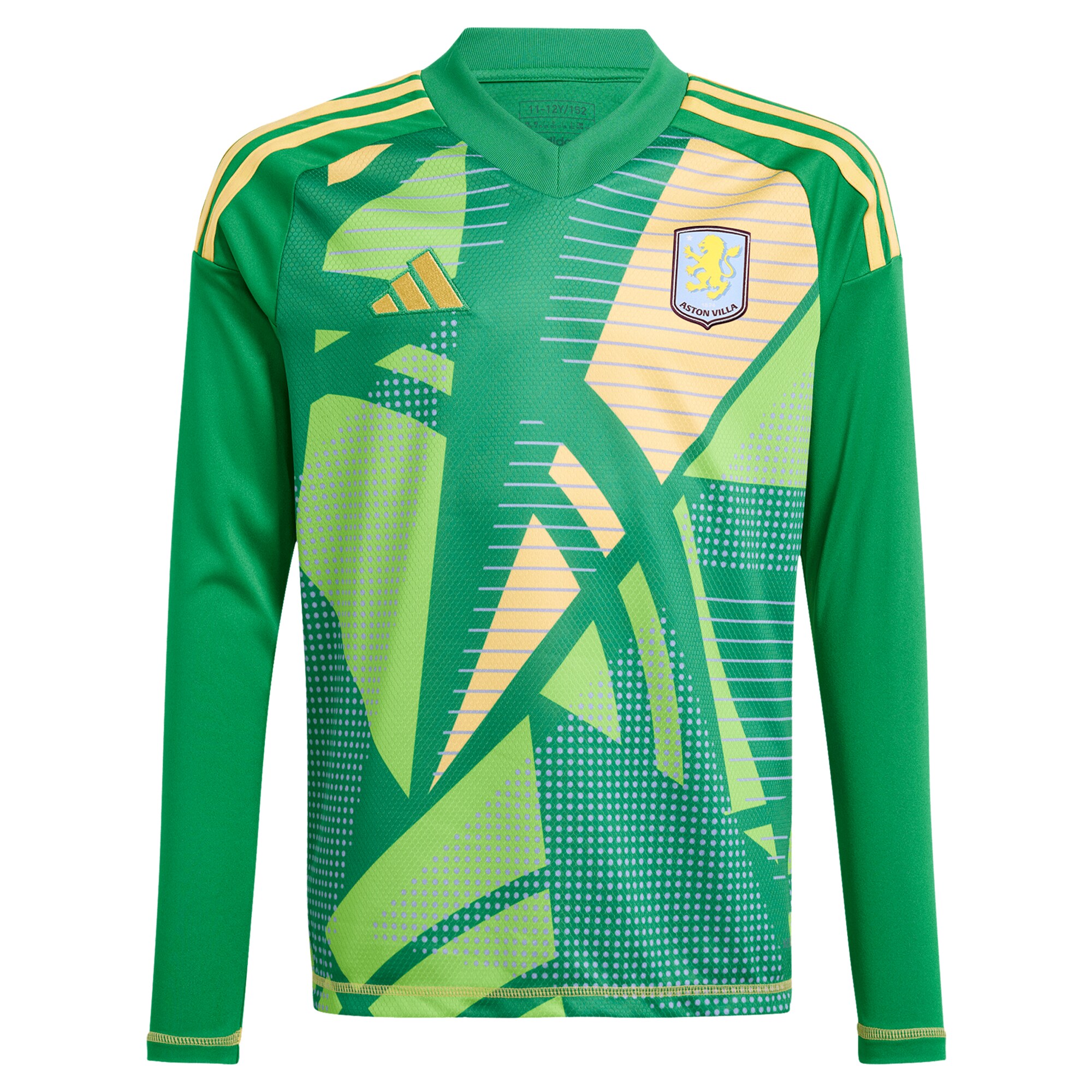 aston villa wsl adidas goalkeeper shirt 2024-25 – long sleeve – kids with dangelo 1 printing – 202712206-01 Collection | Aston Villa Fan Shop