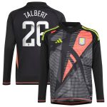 aston villa wsl adidas goalkeeper shirt 2024-25 – long sleeve – kids with talbert 26 printing Collection | Aston Villa Fan Shop